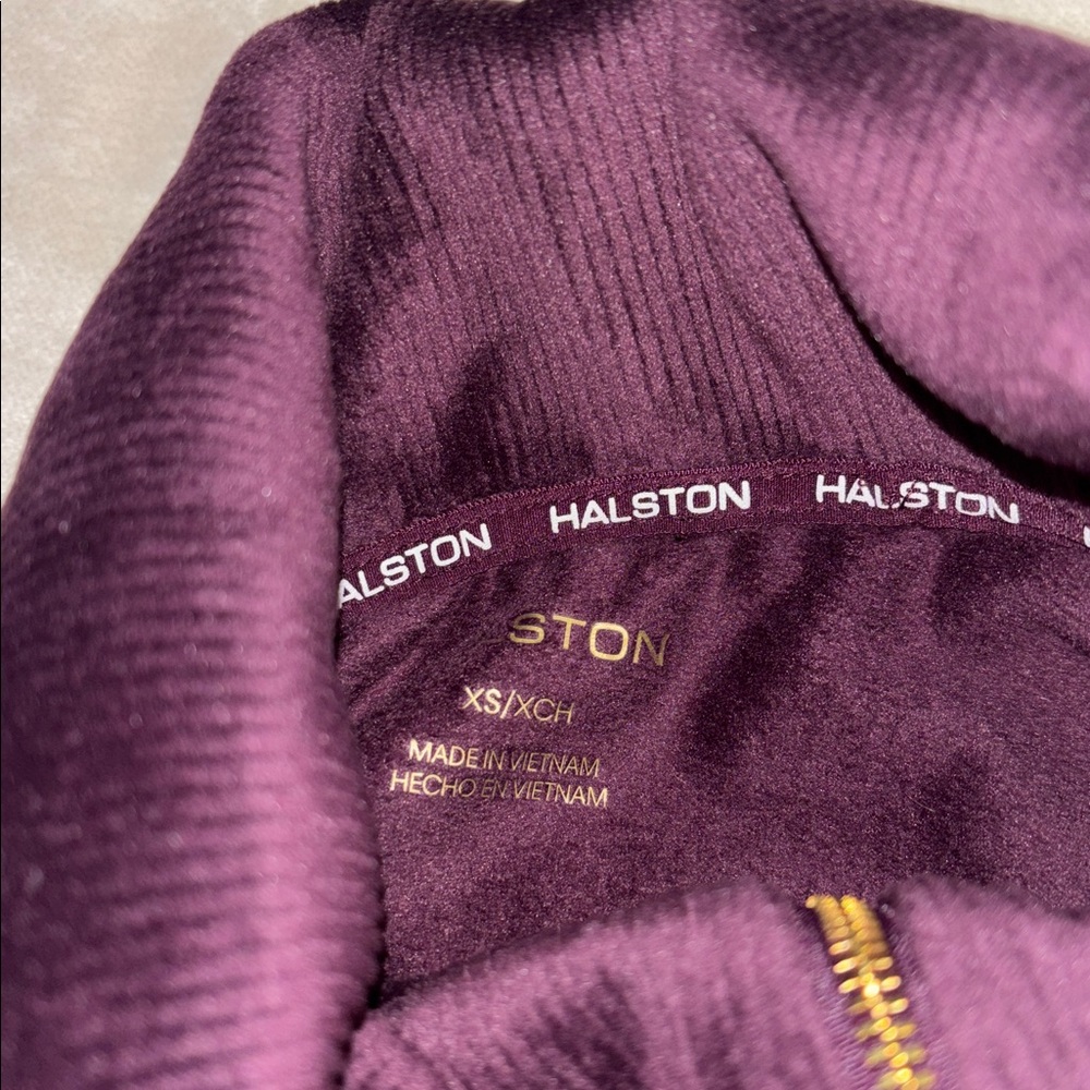 Halston Velour hoodie - Picture 4 of 6